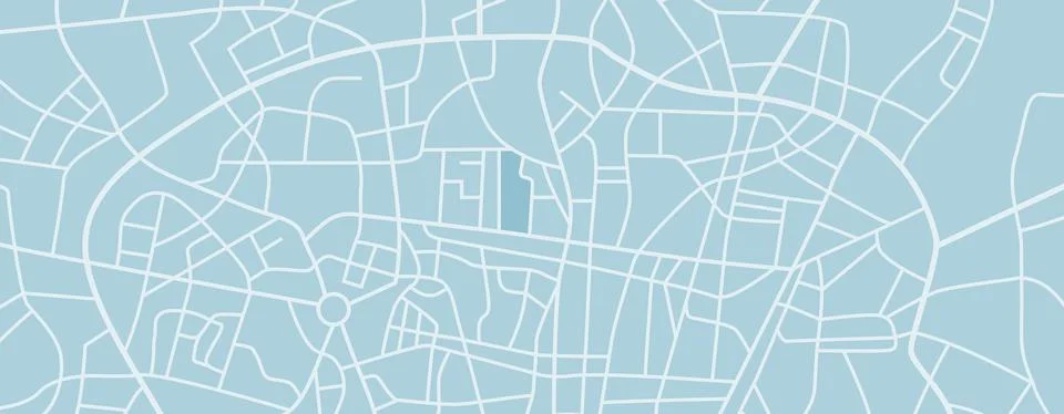 A generic city map illustration Stockillustratie