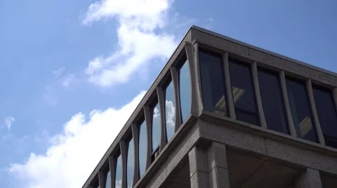 Generic Corner Office Building Establishing Shot Vídeos de archivo 54394116