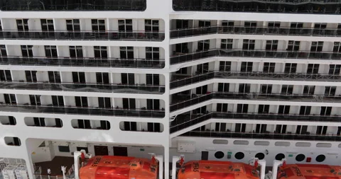 Generic Cruise Ship Balcony View Video stock 147226954