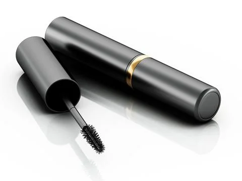 Generic eye mascara isolated on white background. 3D illustration Stock Illustration
