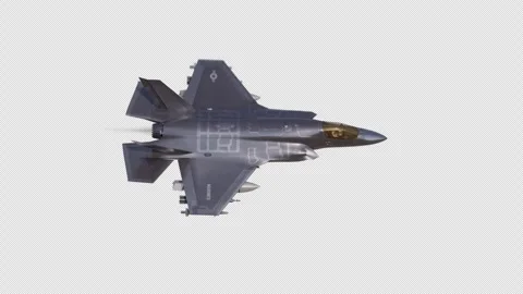 Generic Fighter Jet Fly Through with Alpha Channel 库存影片 340778450
