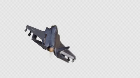Generic Fighter Jet Fly Through with Alpha Channel 스톡 동영상 340778501