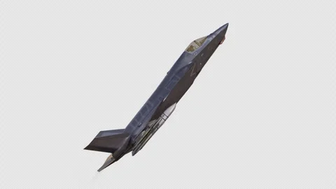 Generic Fighter Jet Fly Through with Alpha Channel 库存影片 340778896