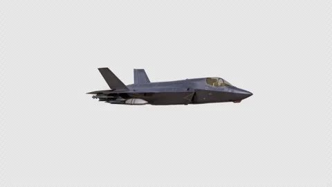 Generic Fighter Jet Fly Through with Alpha Channel 스톡 동영상 340779542