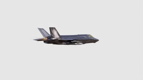 Generic Fighter Jet Fly Through with Alpha Channel 스톡 동영상 340779595