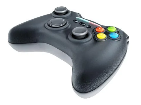 Generic game controller isolated on white background. 3D illustration Stock Illustration