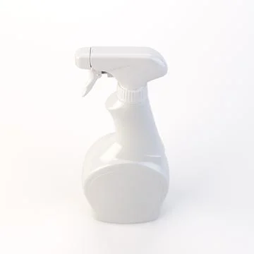 Generic Hand Spray Cleaning Bottle 3D Render Isolated Stock Illustration