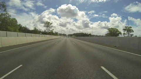 Generic Highway Drivelapse Stock Footage 22960542