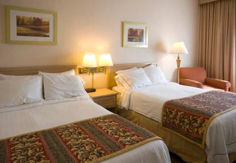 A generic hotel room Stock Photos