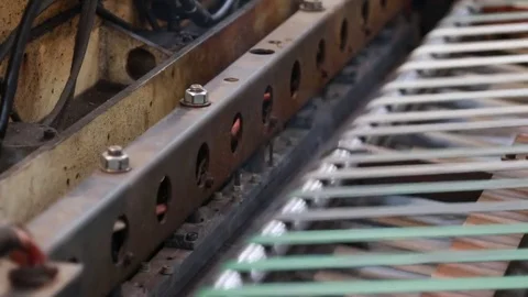 Generic industrial machine in motion Stock Footage 72505045