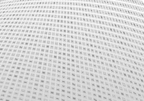 Generic information technology background. Vector illustration Stock Illustration