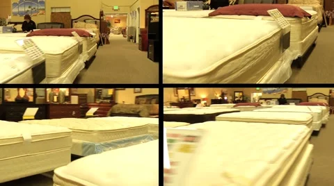 Generic Mattress Warehouse Stock Footage 1095452