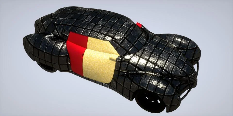 Generic model of car Illustrazione stock