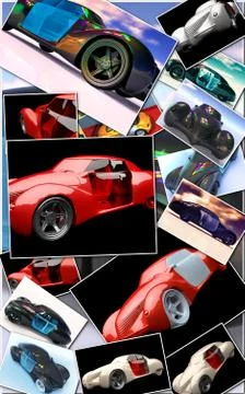 Generic model of car Stock Illustration