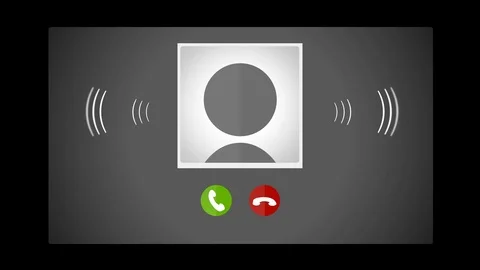 Generic Modern Video Chat inerface that loops seamlessly over black Stock Footage 71069851
