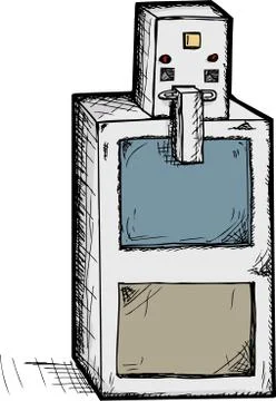 Generic Newspaper Stand Stock Illustration