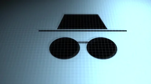 A Generic Ominous Private Browsing Logo 2 Stock Footage 318938395