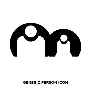 Generic person icon Stock Illustration