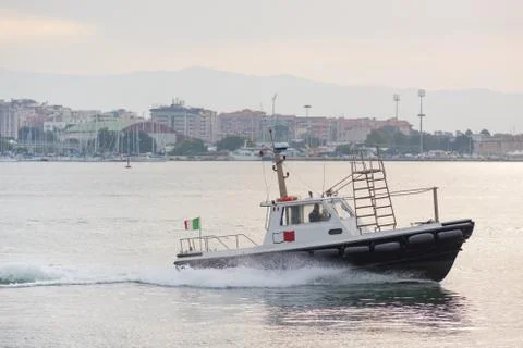 Generic pilot boat Stock Photos