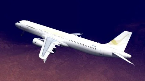 Generic plane Illustrazione stock