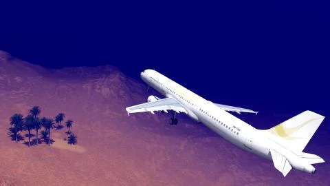 Generic plane 库存插图