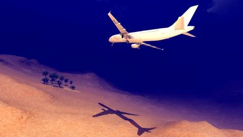 Generic plane Stock Illustration