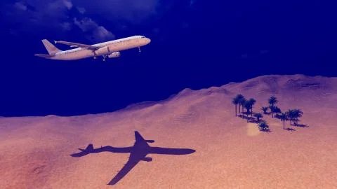Generic plane Ilustração Stock