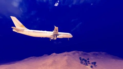 Generic plane 库存插图