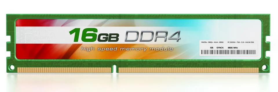 Generic RAM module Illustrazione stock