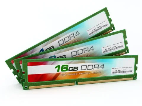 Generic RAM modules Illustrazione stock