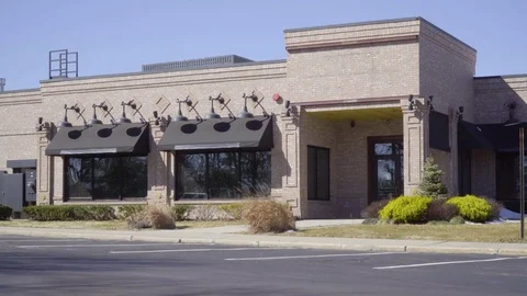Generic Restaurant Establishing Shot - Exterior Stock Footage