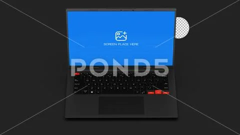 Generic Sleek Laptop Mockup for Branding and Web Design Presentation Modello PSD