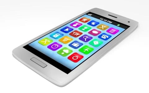 Generic Smartphone Stock Illustration