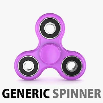 Generic Spinner Pink 3D Model