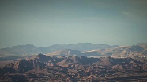 Generic Sunset over Mountains from Drone American West Video stock 314056916