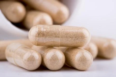 Generic Supplement Pills Stock Photos