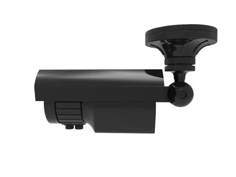 Generic surveillance camera - side view Stock Illustration