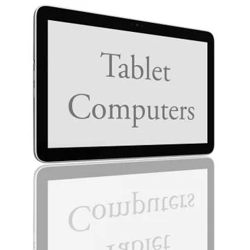 Generic Tablet Computer Stock Photos