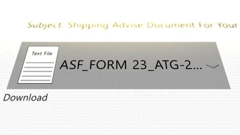 A Generic Text File Sent Via Email on Computer Stock Footage 346065815