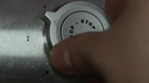 Generic Toaster Knob Turn Up Max Video stock 47265960