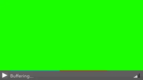 Generic Video Player over Green Screen - Buffering nad Loading problem Stock Footage 71353133