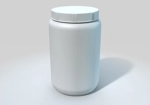 Generic White Container Stock Illustration