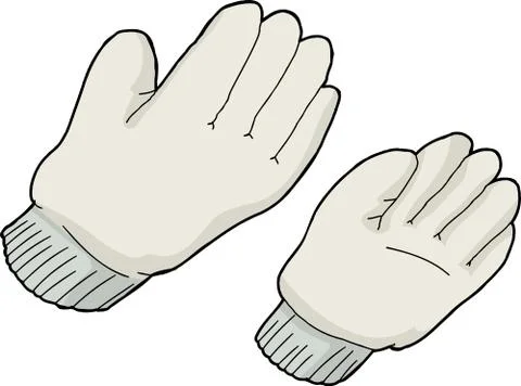 Generic work gloves Stock Illustration