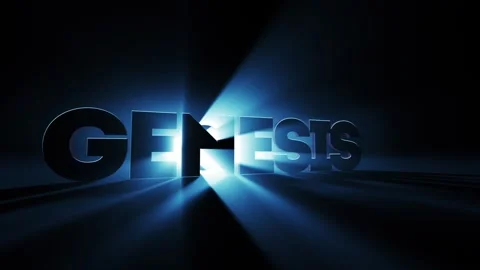 Genesis Animation Alpha Channel Stock Footage 135476082