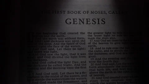 Genesis Light in the Dark Video stock 125805351