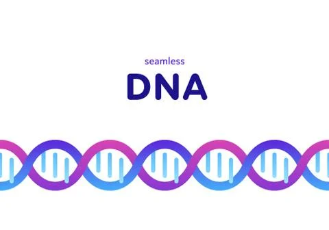 Genetic abstract concept. Vector color flat illustration. Stock Illustration