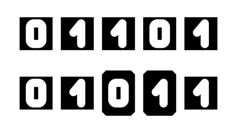 Genetic algorithm glyph icon animation Stock Footage 326741529