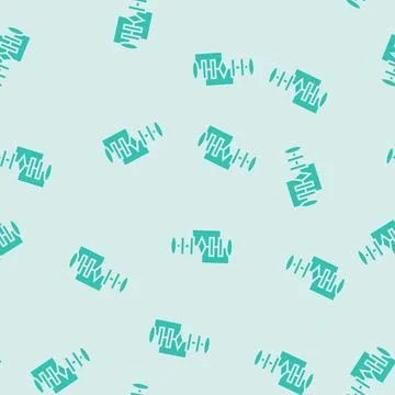 Genetic algorithm glyph seamless pattern Stock Illustration