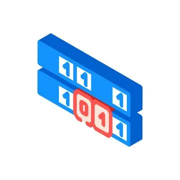 Genetic algorithm isometric icon vector illustration Stock Illustration