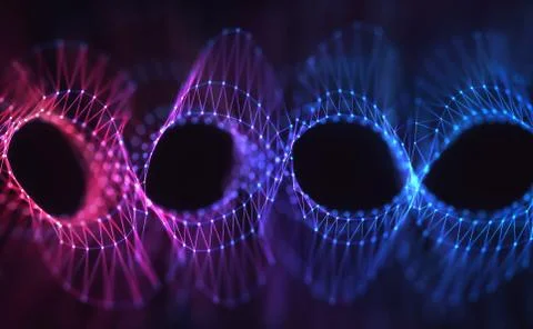 Genetic Code Abstract Concept 库存插图